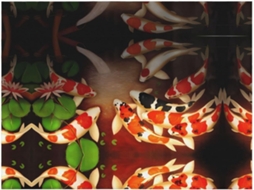 Colcha de Flanela Macia e Quente com Linda Estampa Peixes 152 4 X 127 Cm, Macio, Quente, Ideal para Quarto e S