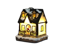 Luz de Natal Led Casa Resina Decoração Natalina