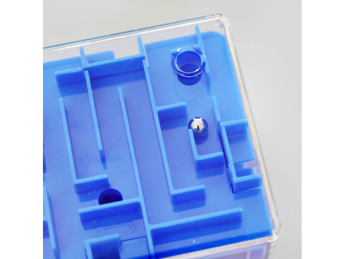 Primerox cubo Labirinto 3d com Bola Rolante Jogo de Quebra cabeça Infantil Inteligente