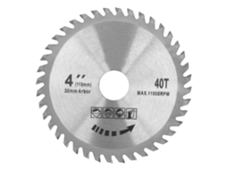 Conjunto de 2 lâminas de serra circular 4x40d 105mm para acessórios de corte de madeira e carpintaria