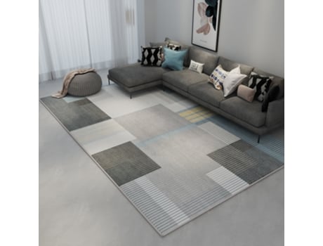 Tapetes para Área de Sala de Estar e Tapetes Antiderrapantes para Decoração de Casa Grand EVELTEK 160x230cm