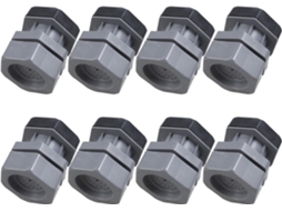 Conjunto De 8 Pés Amortecimento Ruído, Tapete Para Base Máquina Lavar