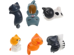 Lindas Estatuetas De Gatos Em Pvc Para Decoração Do Painel Do Carro.