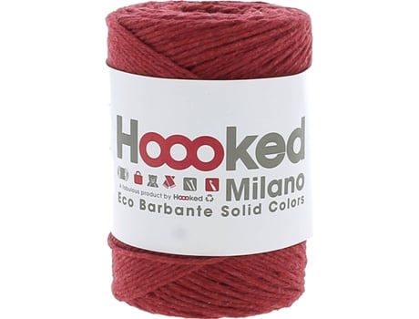 Linha HOOOKED Eco Barbante Ruby 200g (Vermelho)
