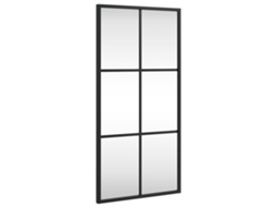 Wall Mirror, Wall Mirrors Vidaxl Preto Ferro (30 X 60 Cm)