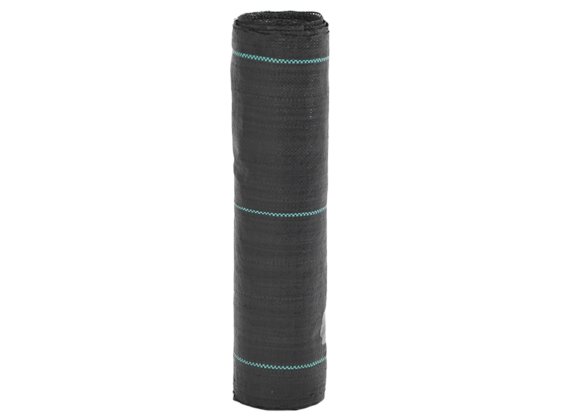 Vidaxl Tela Para Ervas Daninhas 0,5x10 M Pp Preto