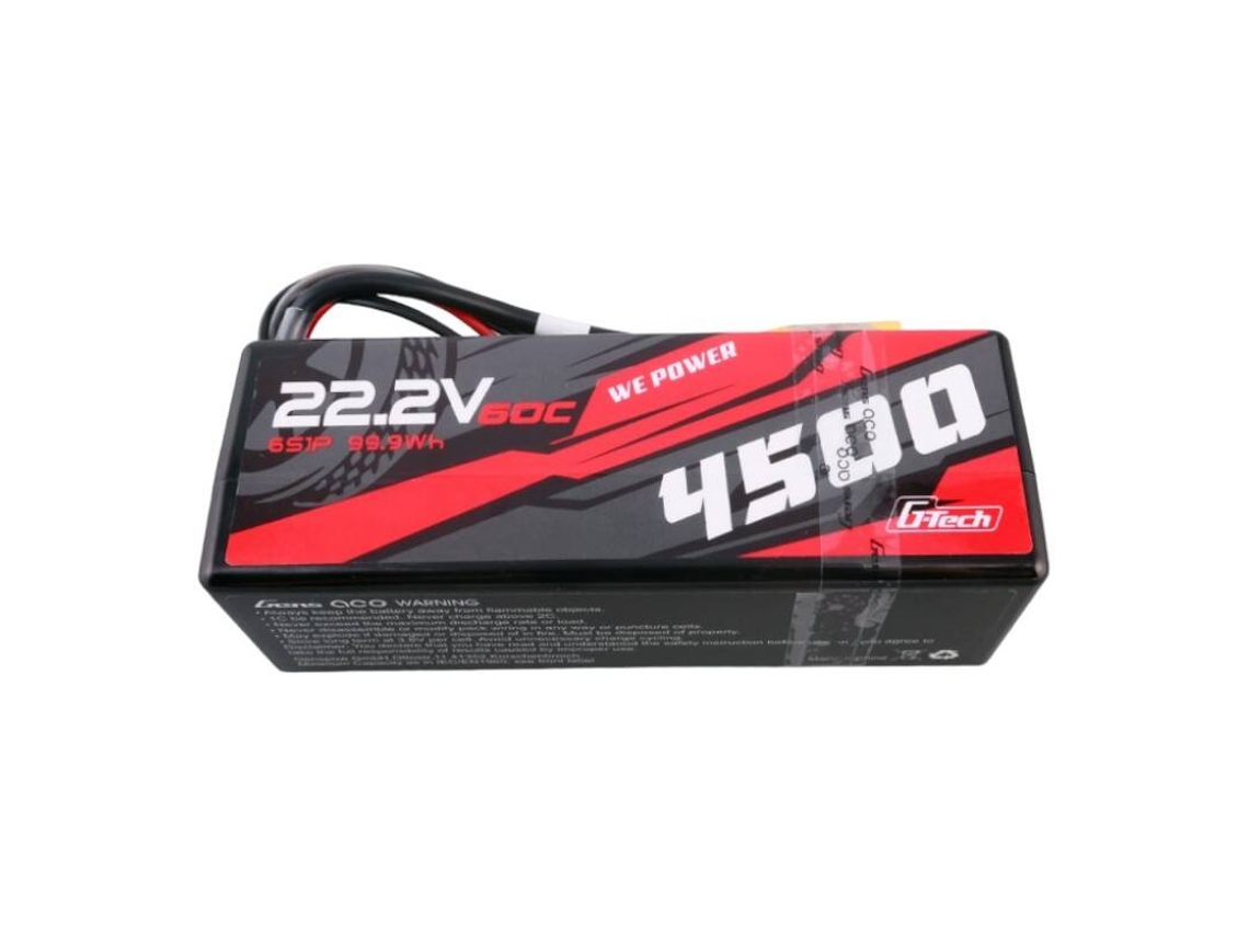 Bateria Gens Ace G Tech 4500mah 6s1p 22,2v 60c Hardcase Para Modelos Rc
