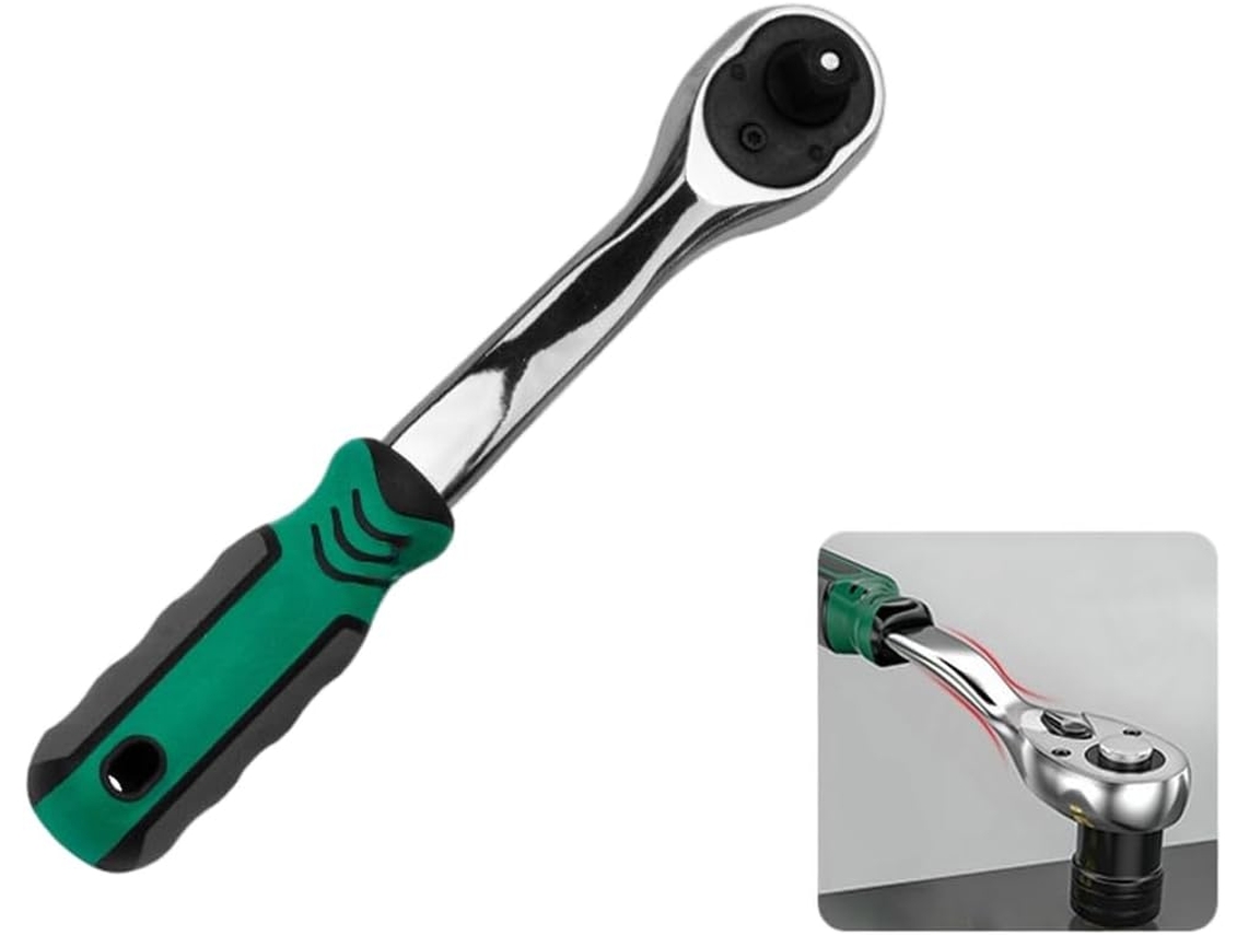 Conjunto De Chave De Catraca Mecânica Automática Com Função De Engate Preciso De 72 Dentes E Extensã