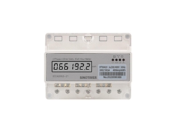 Medidor de eletricidade trifásico de 4 fios, medidor de potência digital, medidor de consumo de eletricidade de 10 kWh Brilvibera