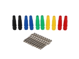 Laxiscreed Conector Banana De Cobre Puro 4mm Para Alta Corrente 32a Áudio De Alta Qualidade