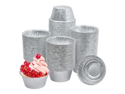 2026 cupons de Hornear para Cupcakes, 150 Peças de Lata de Alumínio Tamanho Médio