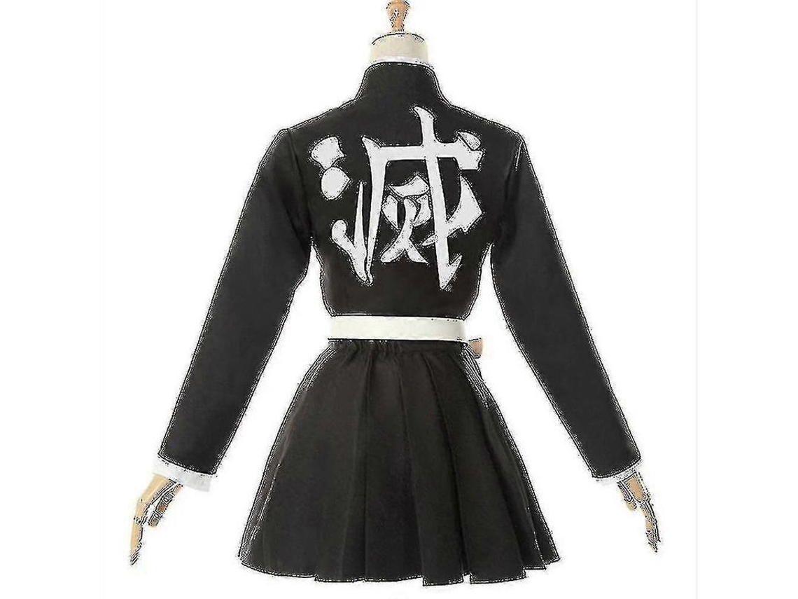 2026 traje de Cosplay Kanroji Mitsuri Kimono Anime Demon Slayer Kisatsutai para Mulheres e Crianças Roupa de Halloween Adulto