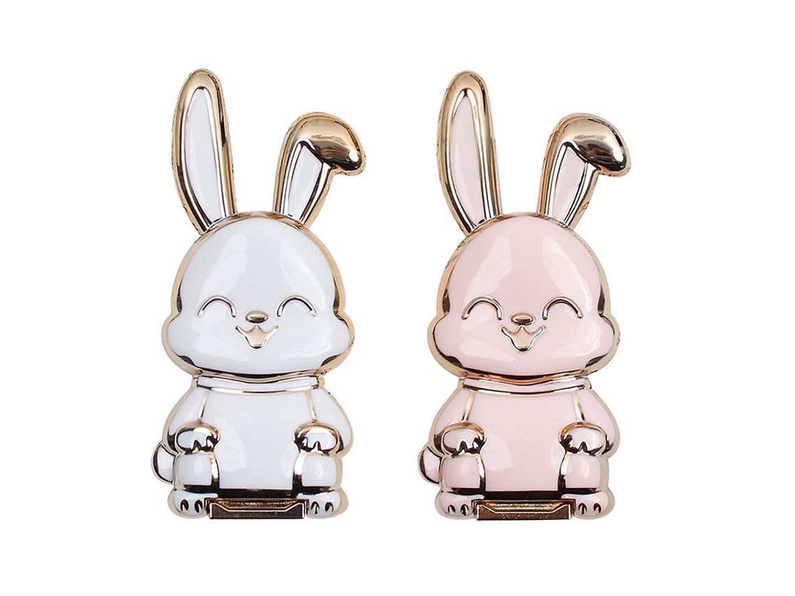 2026 suporte de Telefone para Carro 2pcs Rabbit Fofo Plegável Apoio de Celular Mesa Presente Estudante