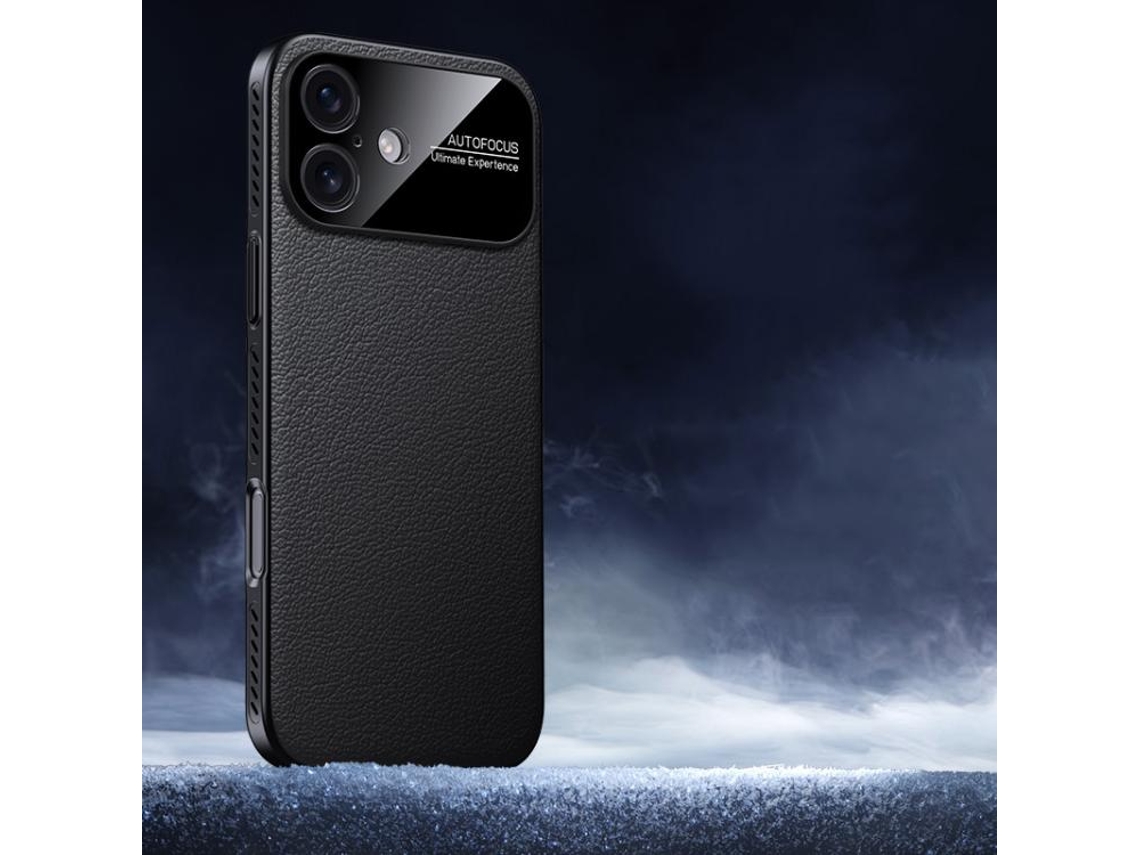 Capa Para Iphone 17 - Soft Armor Com Resfriamento - Couro Macio Híbrido Em Pc