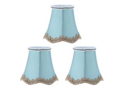 Conjunto de 3 Abajures de Tecido com Clip CHABERLU