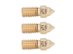 3 Peças De Bico De Latão 1.75mm 0.4mm M6 Para Impressora 3d Elegoo Neptune 4/4pro