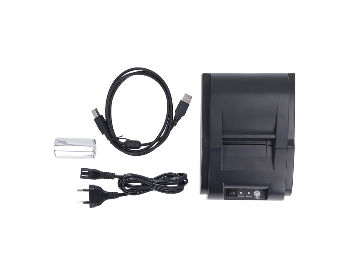 Impressora Térmica 58mm Usb Fatura Recibo Velocidade Alta Para Windows Ios 100-240v Eu