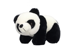 Brinquedo De Pelúcia Panda 30cm Macio Fofo Presente Decoração Para Crianças E Adultos