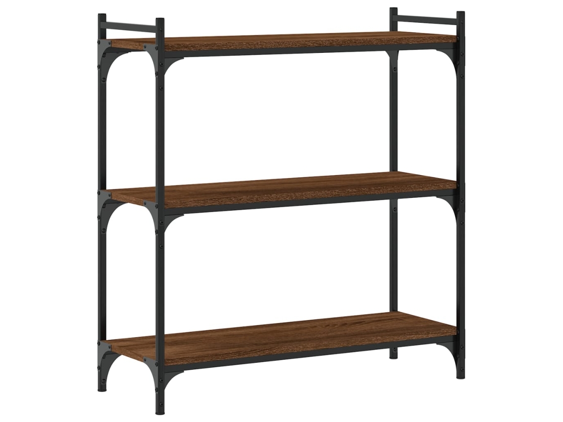 Bookcase, Bookcases Vidaxl Marrom Madeira Processada (n/a)
