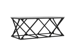 Mesa de centro MAISON EXCLUSIVE em madeira Cinza Sonoma, 100x49x40 cm