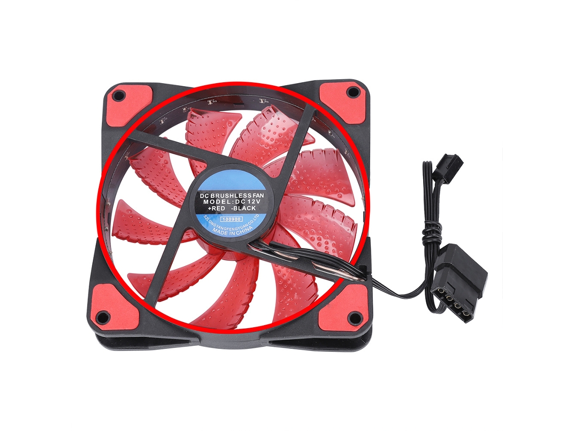 Ventilador De Resfriamento De Cpu Para Computador Dc12v 4pin/3pin Com Dissipador Rápido Luz Dourada