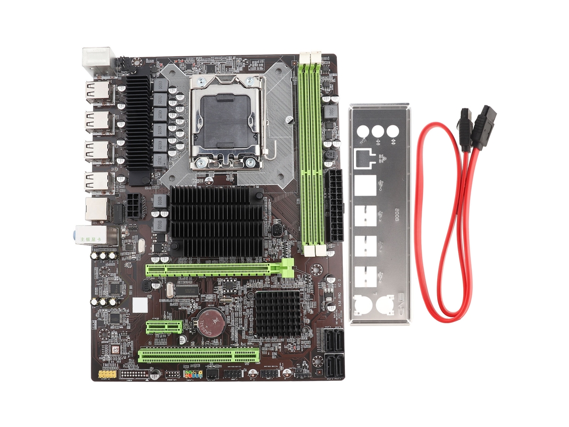 Placa-mãe X58 1366-pin Ddr3 Placa-mãe De Desktop Suporta Memória Recc Placa De Rede Pro Gb