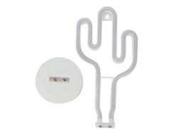 Rebe-luz Led Decorativa De Mesa Com Base Redonda E Forma Única De Cacto Para Lar