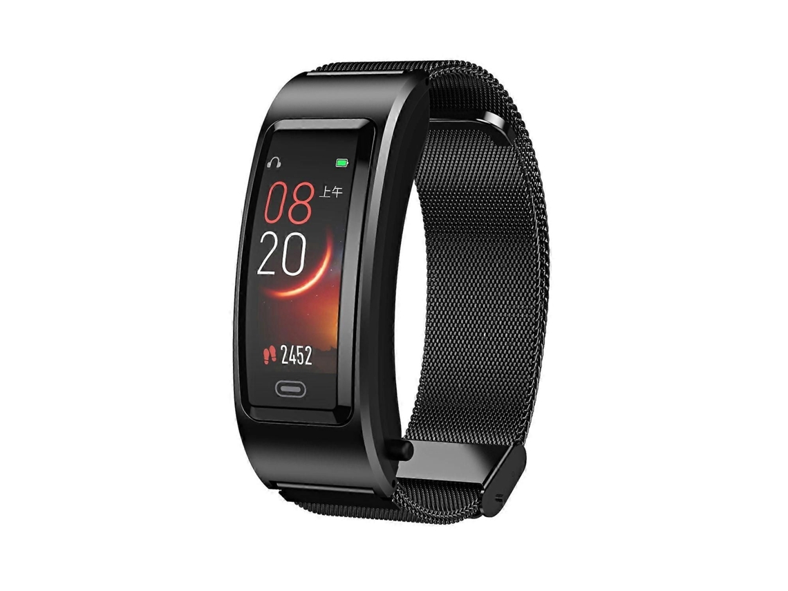 Pulseira Inteligente B7 Com Fone De Ouvido Bluetooth, Preta.