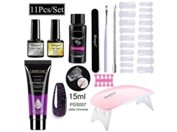 Conjunto de Manicure com Lâmpada Led 54 W, Unhas 20.000 Rpm, Máquina Broca para Unhas, Kit D e Gel Uv GOKOCO