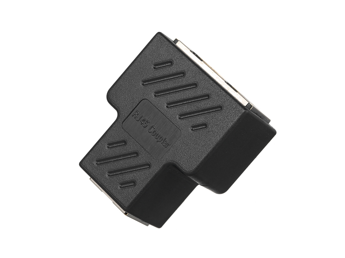 Divisor RJ45 1 para 2 Portas Femininas para Cabos Ethernet