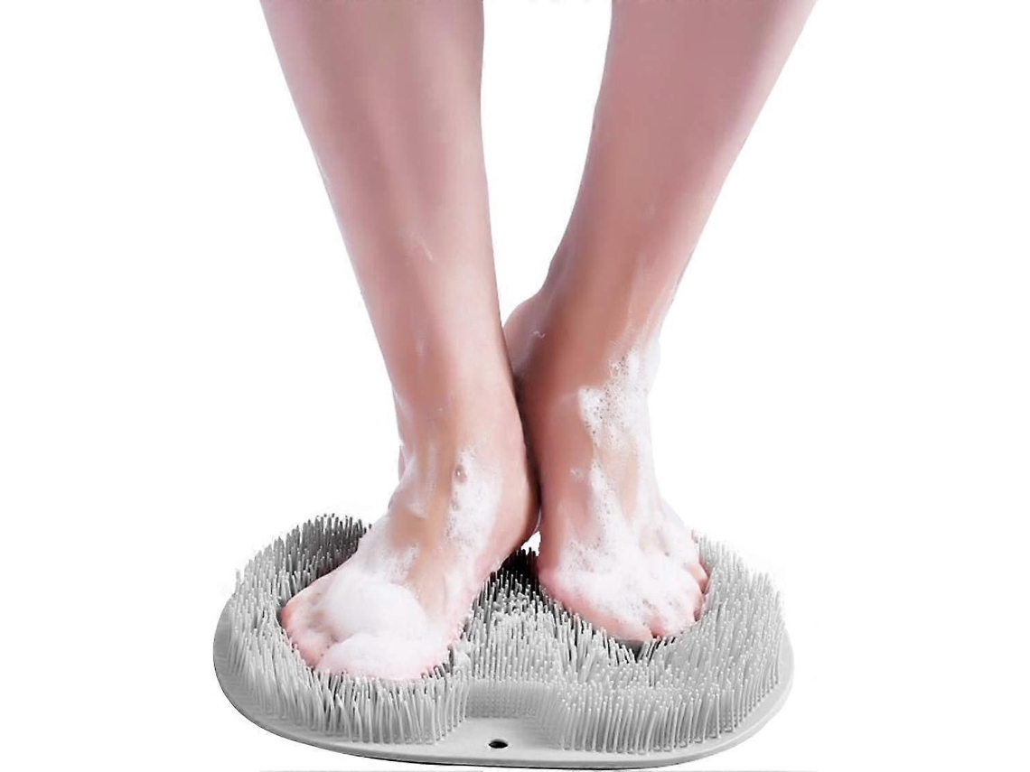 Massageador De Pés Para Chuveiro Com Ventosa E Almofada Acupressão
