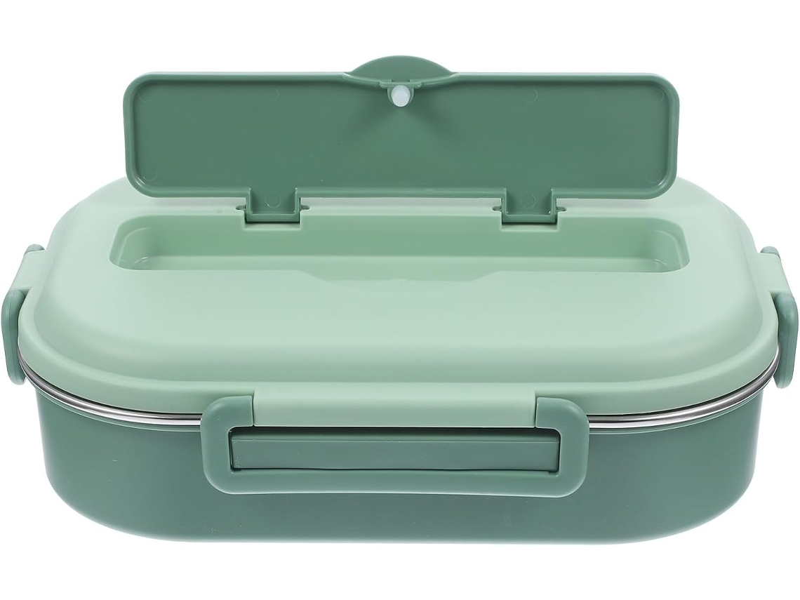 Lancheira Térmica Gadpiparty Em Aço Inoxidável Com 4 Compartimentos E Tampa Hermética, Ideal Para Adultos, Perfeita Para
