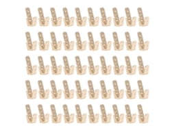 Conectores de pala de latão 6.35mm 50 peças S/MARCA