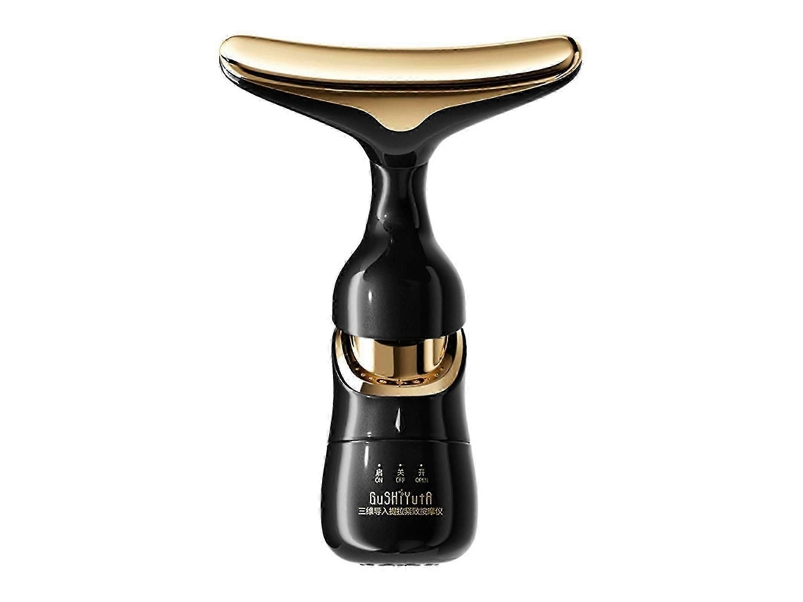 Massageador Facial Elétrico Portátil 2025 com 2 Cabeças de Substituição para Lifting e Firmeza. GOKOCO