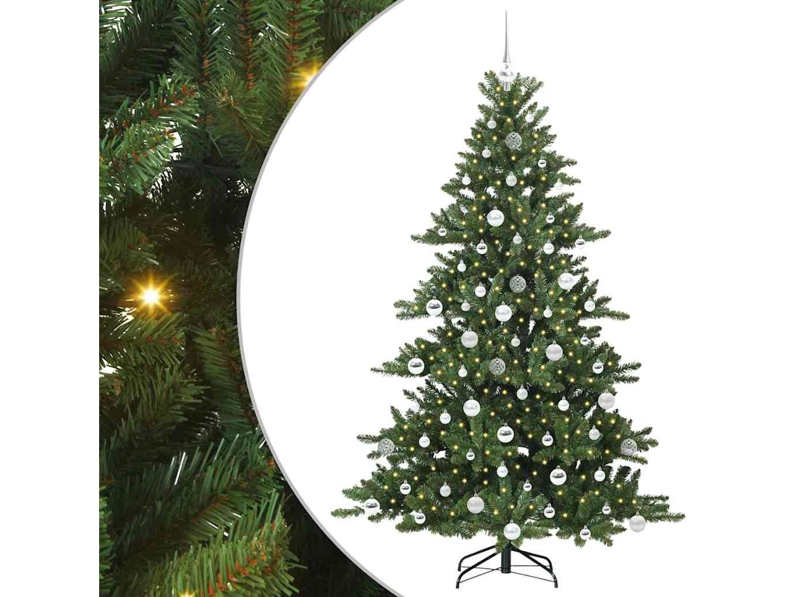 Árvore De Natal Vidaxl Verde Pvc (180 Cm)