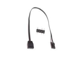 Cabo Conector Adaptador Rgb Para Argb 4 Pinos Para Padrão De 3 Pinos 5v 25cm Hengjian