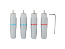 Conector Rca de Áudio Monosaudio A200 HiFi com Condutor de Cobre Puro Banhado a 4 Camadas CHABERLU