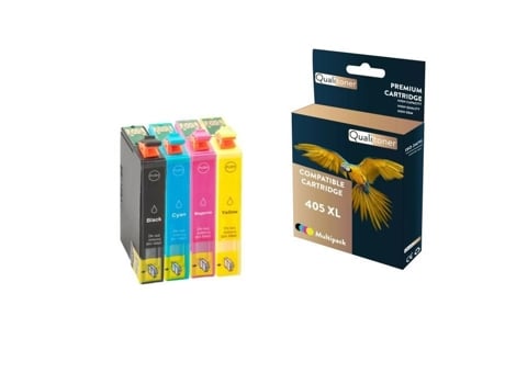 Cartuchos Compatíveis Para Epson 405 Xl 405xl Preto Ciano Magenta Amarelo Para Epson Workforce Pro Workfor Qualitoner (small)