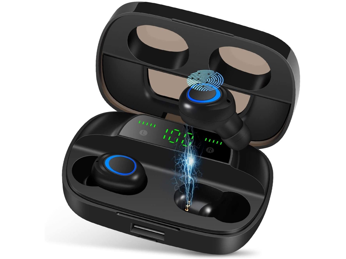 Auscultadores Bluetooth ENZON 11546 Preto