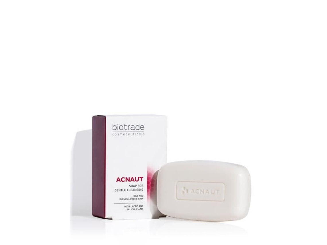Acnaut Sabonete Para Peles Oleosas Com Acne, Elimina Cravos E Impurezas, Fecha Os Poros 100 G Biotrade