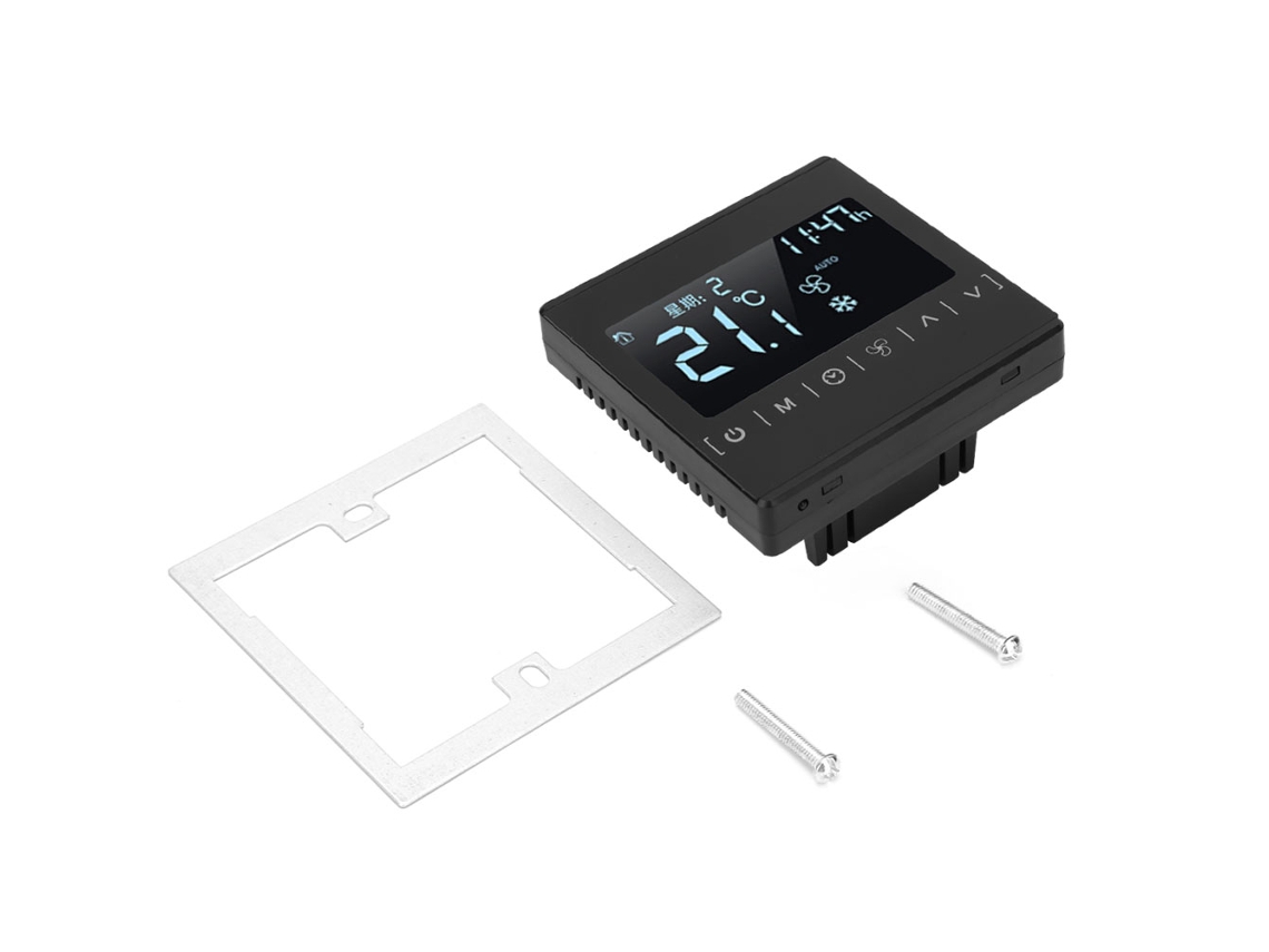 Controlador de Temperatura Digital inteligente com tela touch para aquecimento por piso mh 1821