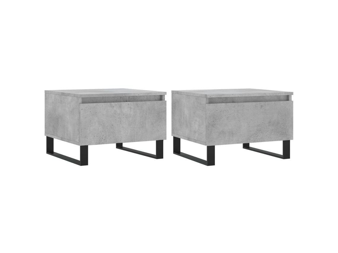 Coffee Table, Coffee Tables Vidaxl Cinzeto Madeira Processada (n/a)
