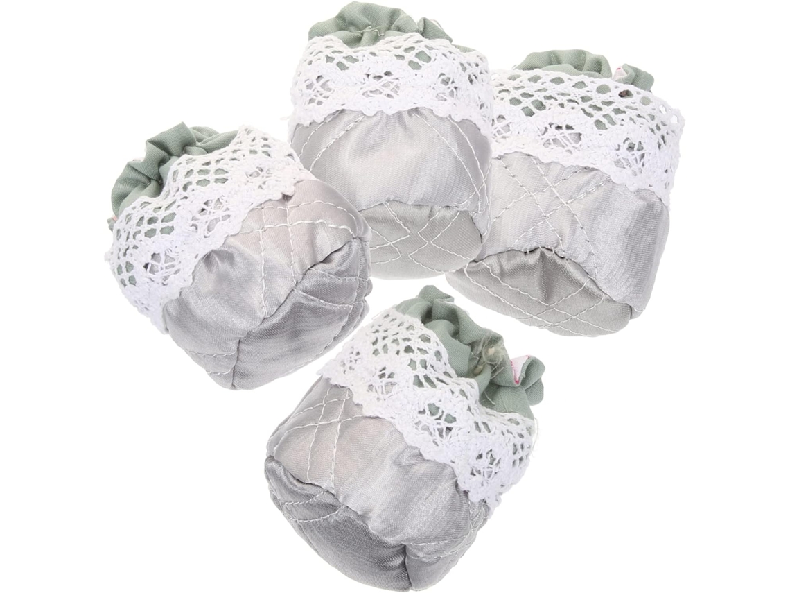 Holibanna Conjunto De 4-protetores Pés Cadeira, Capas Protetoras Para Piso, Meias Para Pés De Móveis, Capas De Tecido