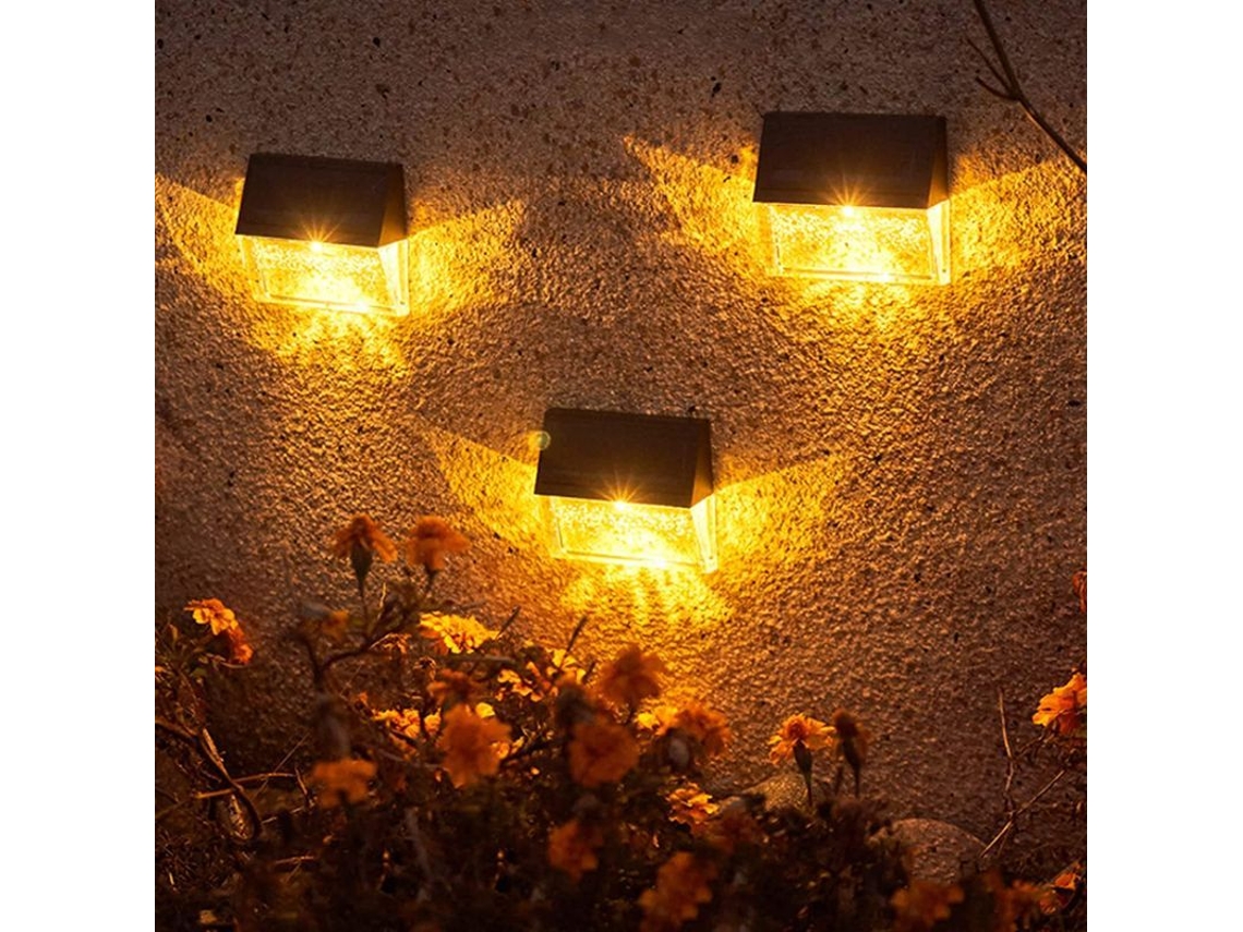 Nova Line luzes Ao Ar Livre Solares, Luzes de Parede Borboleta Jardim Led com 2 Modos, À Prova de Água