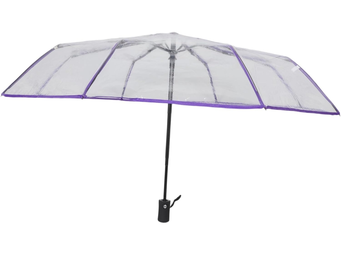 Guarda-chuva Dobrável Automático, Transparente, Resistente Ao Vento, Com Abertura E Fechamento Rápidos E Compacto.