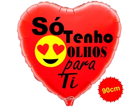 Balão de 90Cm Só Tenho Olhos BALAOMAIS