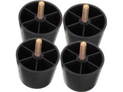 Conjunto De 4 Pés Niveladores Ajustáveis Com Parafuso Para Móveis, Ideais Para Armários E Sofás Leves Duráveis