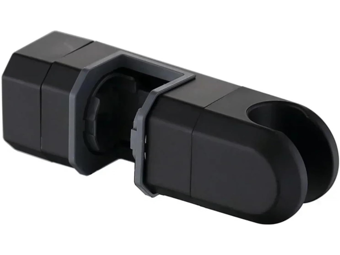 Suporte De Chuveiro Ajustável Universal Para Barra Deslizante 15mm A 30mm Preto