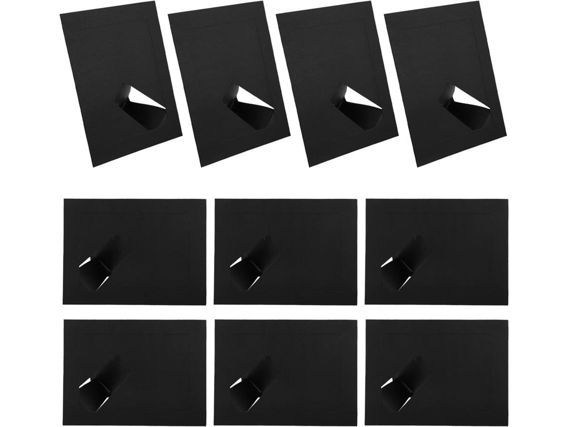 Conjunto de 10 Porta retratos Pretos de 7 Polegadas para Escritório. CHABERLU