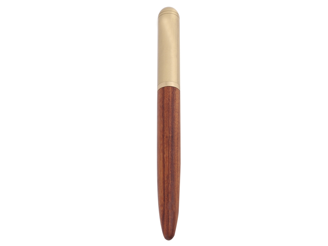 Caneta Estilográfica de Madeira de Qualidade Superior 0.7mm Madeira de Rosa para Escritório e Negócios
